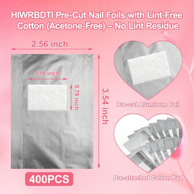 HIWRBDTI polished foil edge detail for safe tear-resistant wrapping