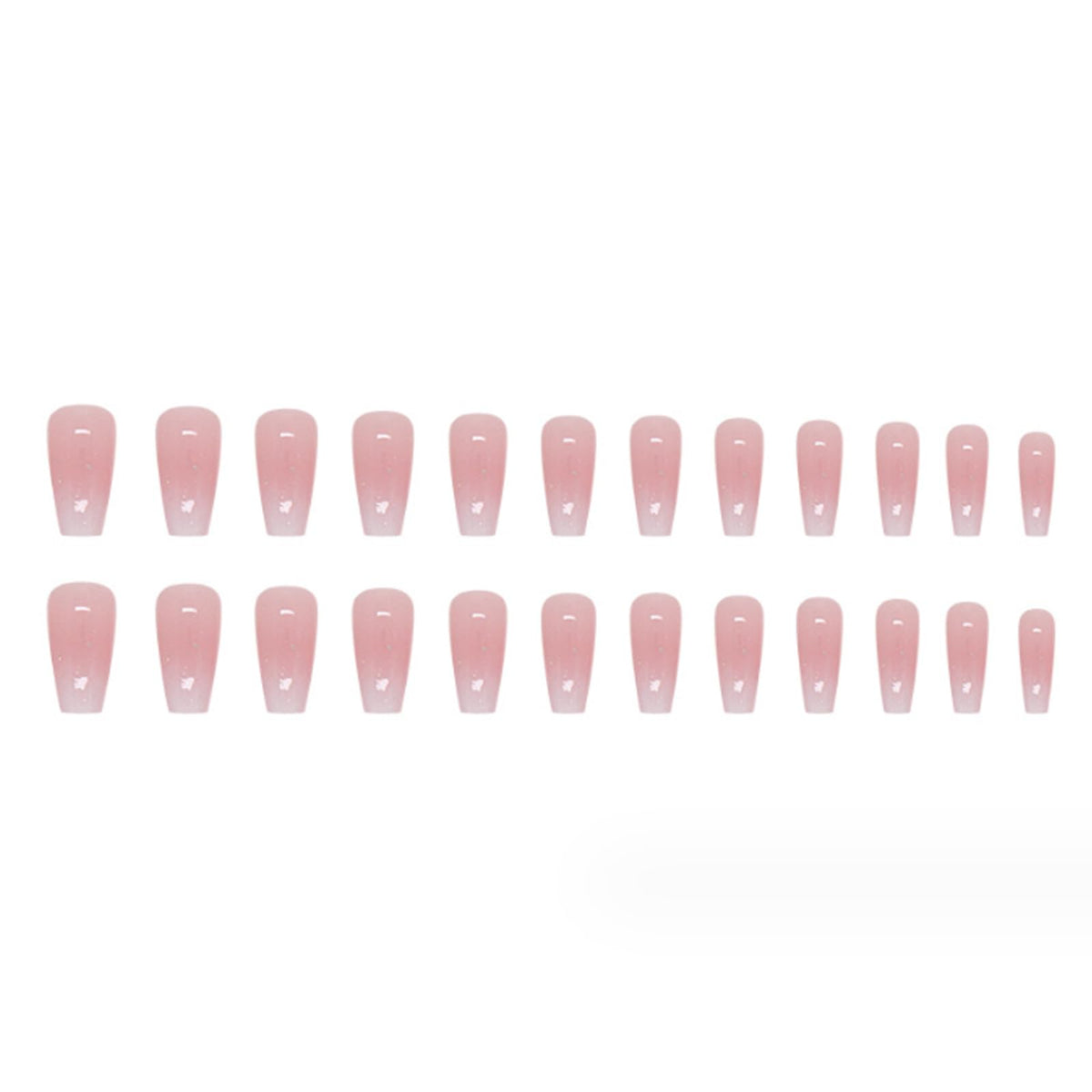 Hkanlre kit contents with jelly glue and rubbing strip to prepare nails and improve adhesion