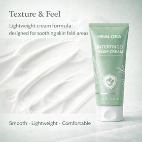 Hlonns Healora travel-size tube inside toiletry bag for on-the-go convenience