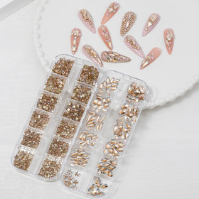 HNUIX decorating a phone case with gems, personalized accessory enhancement benefit