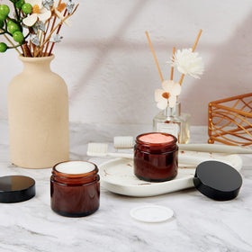 Hoa Kinh jars inside a cosmetic bag showing portability and travel convenience benefit