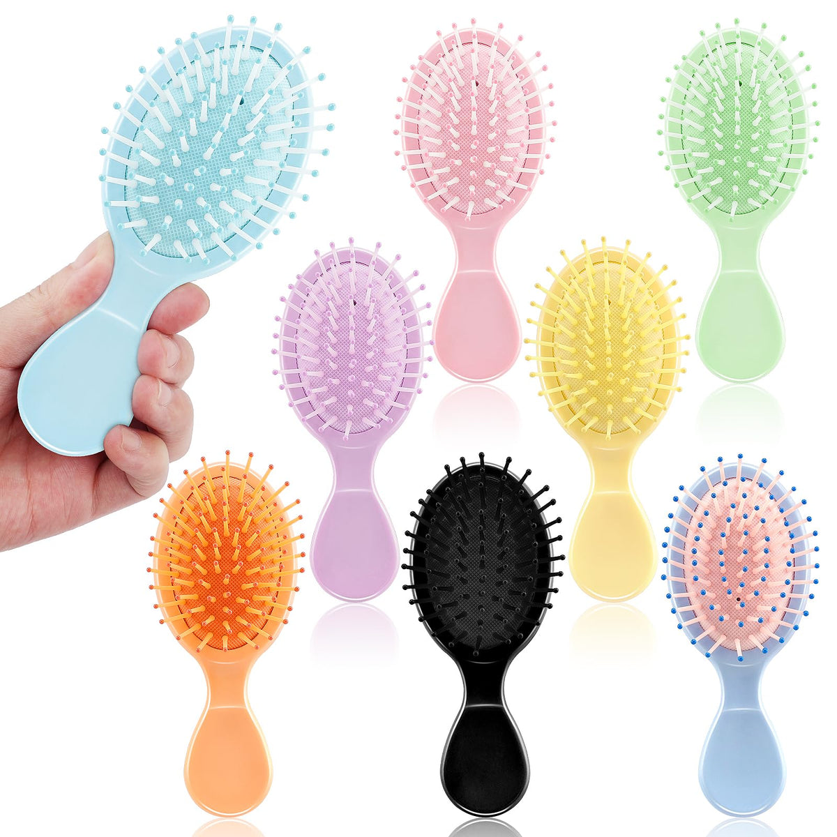 HOFASON front packaging showing eight mini wet brushes, perfect travel set