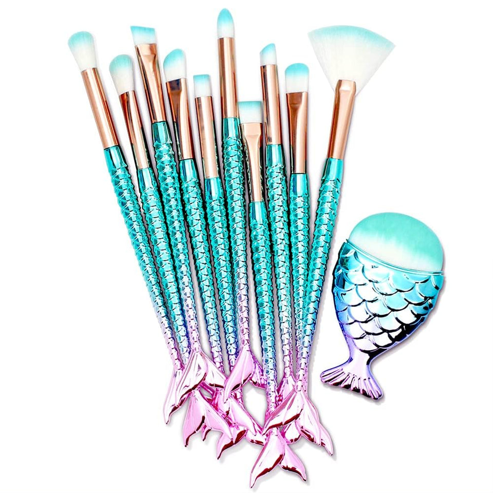 HOFASON front packaging showing charming mermaid brush set and gift appeal