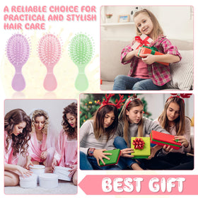 HOFASON brushes arranged as gift box and stocking stuffers ready for parties
