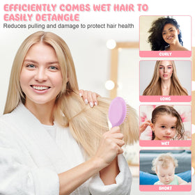 HOFASON mini brush being rinsed under tap for easy cleaning