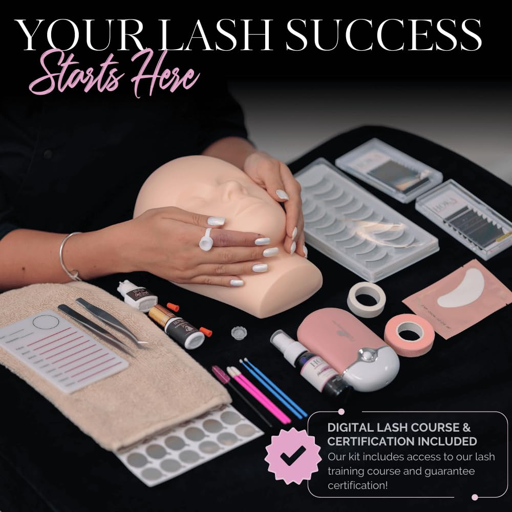 HOKA precision tweezers and lash glue detail for accurate application