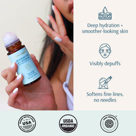 Holistic Goddess bottle in hand showing 50ml size and travel-friendly benefit