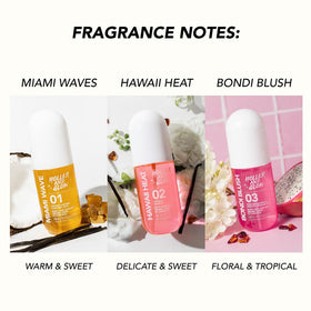 Holler & Glow body spritz lifestyle scene for post-shower scent boost