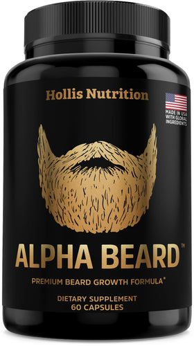 Hollis Nutrition front packaging showing bottle and label benefits