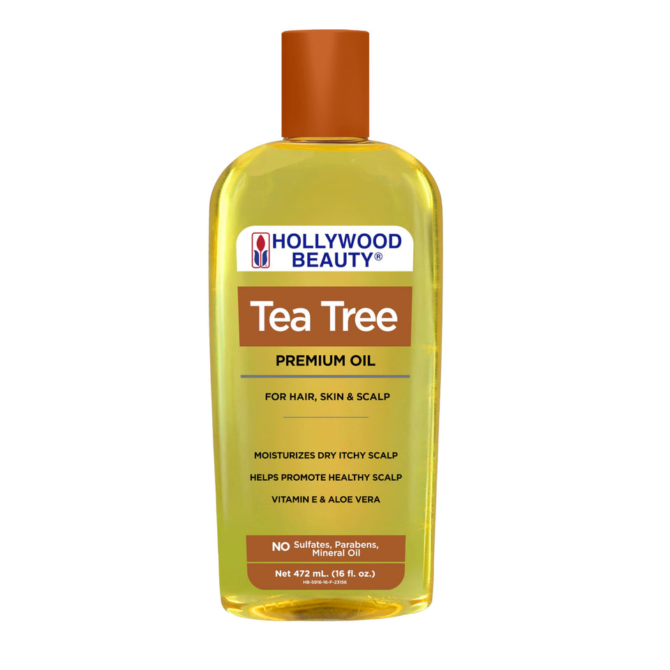 Hollywood Beauty front bottle showing label for clear product identification and benefits