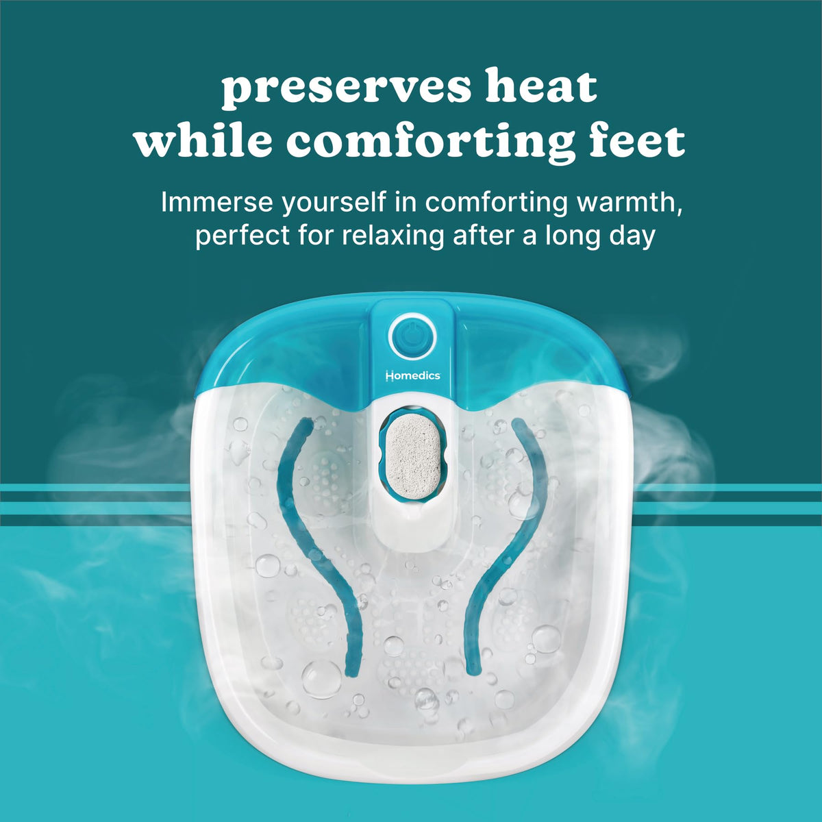 HoMedics raised massage nodes detail for targeted sole stimulation benefit