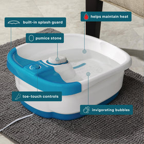 HoMedics removable pumice stone detached for easy callus care and cleaning benefit