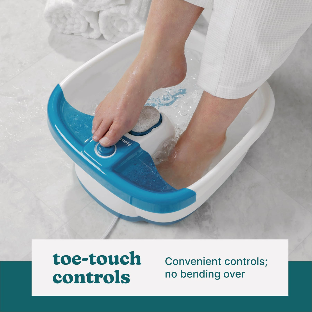 HoMedics splash guard close-up reducing spills for tidy, mess-free use benefit