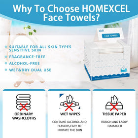HOMEXCEL used for baby care providing soft, hygienic cleansing