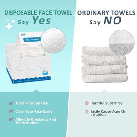 HOMEXCEL open box with stacked towels for convenient storage
