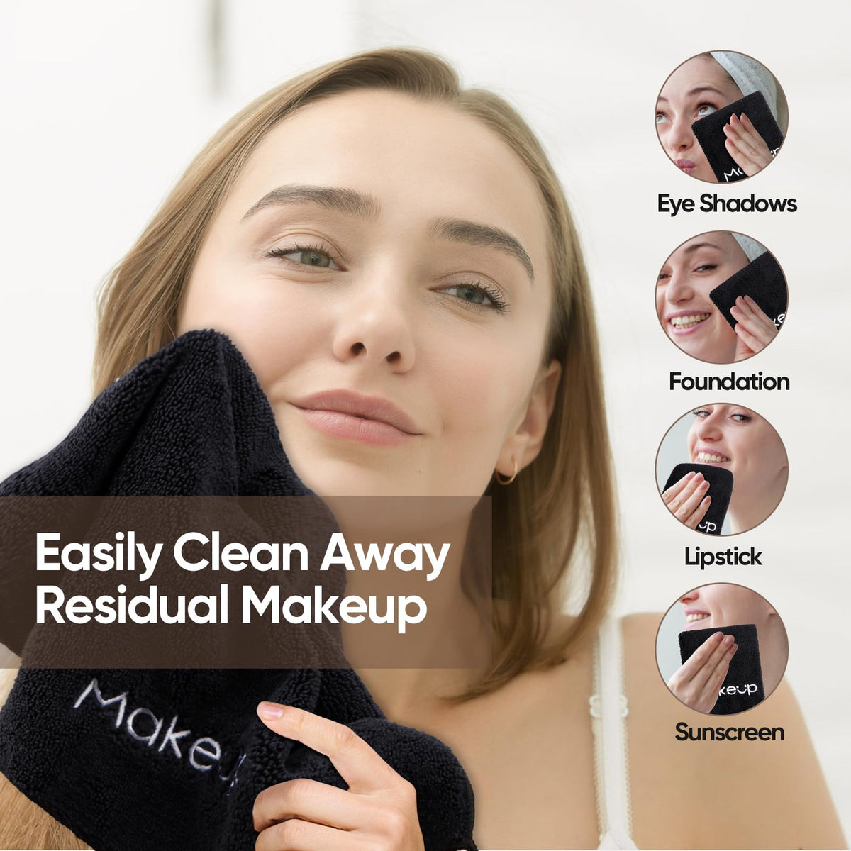 HOMEXCEL close-up of microfiber weave highlighting gentle effective cleansing