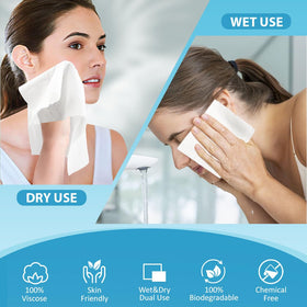 HOMEXCEL close-up of the two-sided texture highlighting gentle and exfoliating surfaces