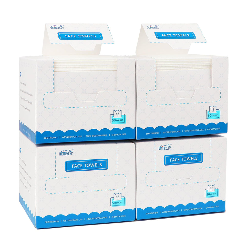 HOMEXCEL front packaging showing four boxes and count for quick identification and storage