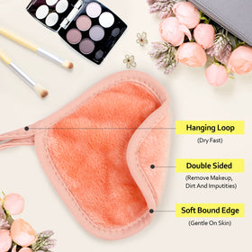 HOMEXCEL plush-side close-up microfiber texture for deeper cleansing benefit