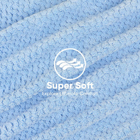 HOMEXCEL close-up microfiber texture showing softness and gentle care