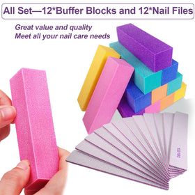 HomeyEra buffer blocks in use at salon delivering smooth finish efficiently