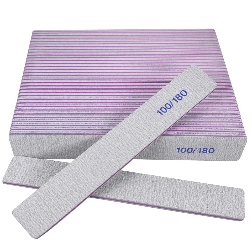 HomeyEra front pack of 24 nail files showing contents and professional value