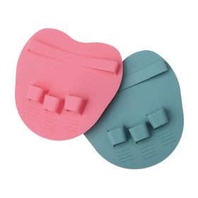 HOMMIESAFE next to soap bottle to show compact size benefits