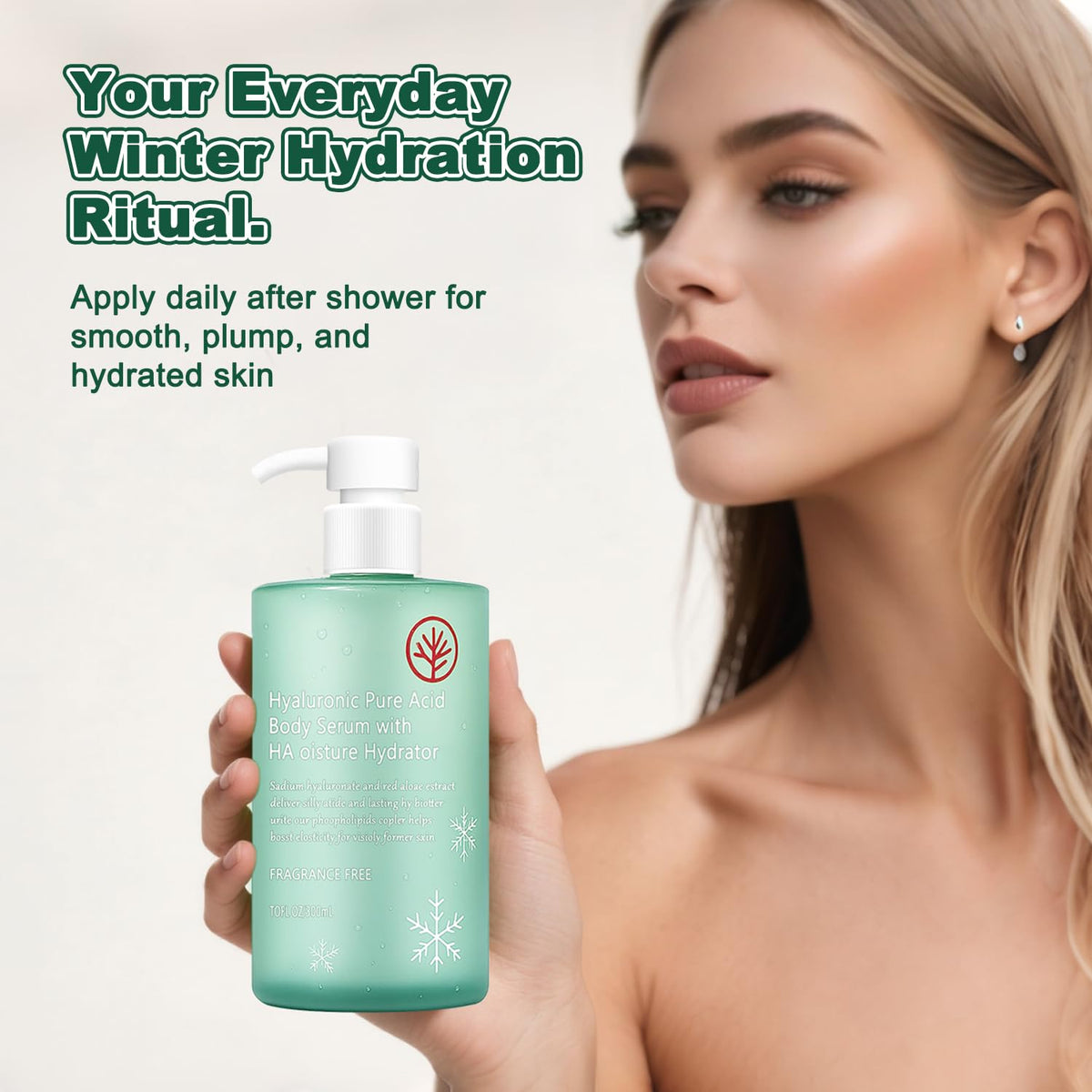 HONAVE application on forearm showing smoother, plumper skin