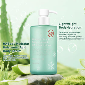 HONAVE close-up serum texture drop highlighting lightweight absorption