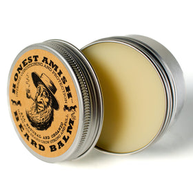 Honest Amish balm being warmed in hand for smooth application and quick absorption