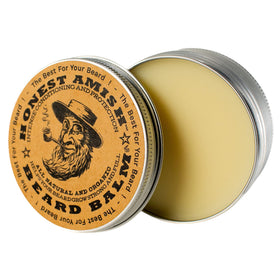 Honest Amish applied to beard demonstrating styling and itch relief benefit