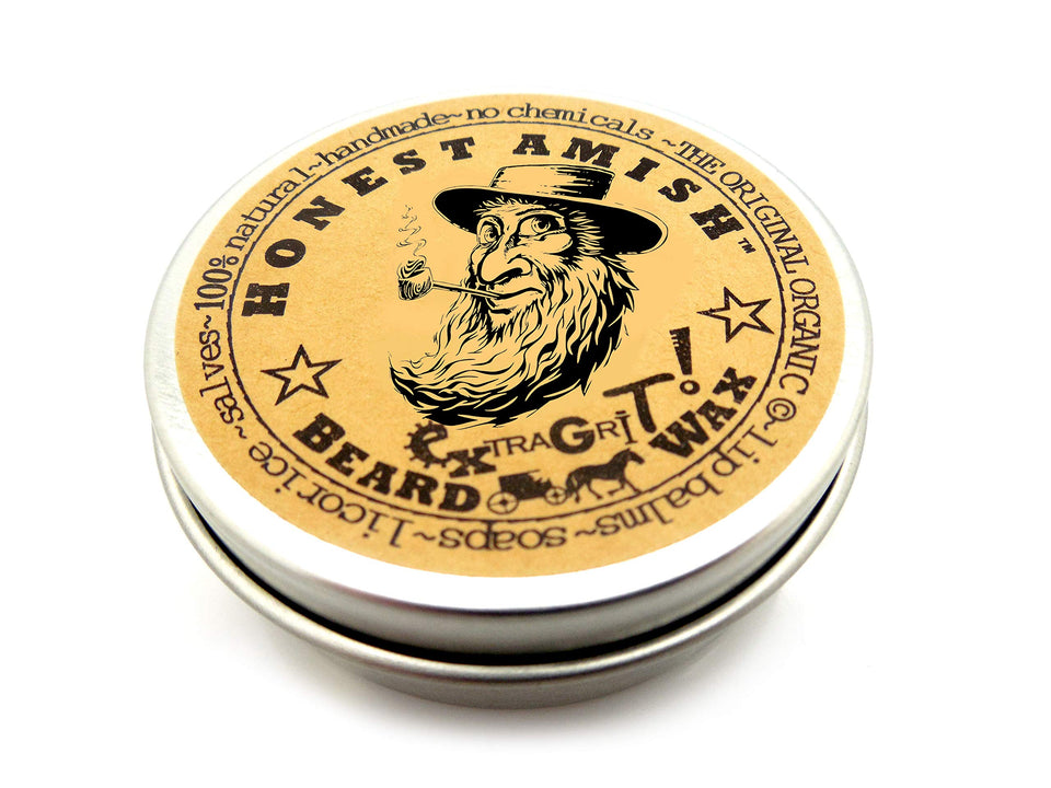 Honest Amish front tin showing branding and 2 oz size for easy identification and trust