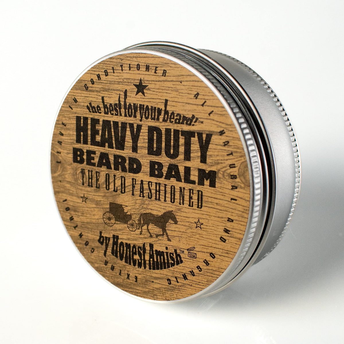 Honest Amish close-up of balm texture highlighting rich conditioning benefit