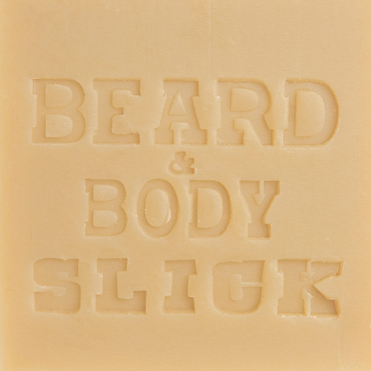 Honest Amish Slick being applied to a beard showing easy use and improved softness
