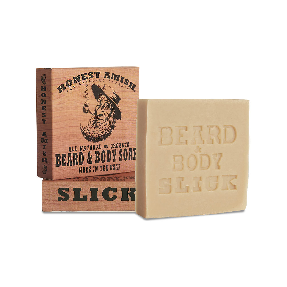 Honest Amish Slick close-up of lather demonstrating creamy foam and gentle cleansing action