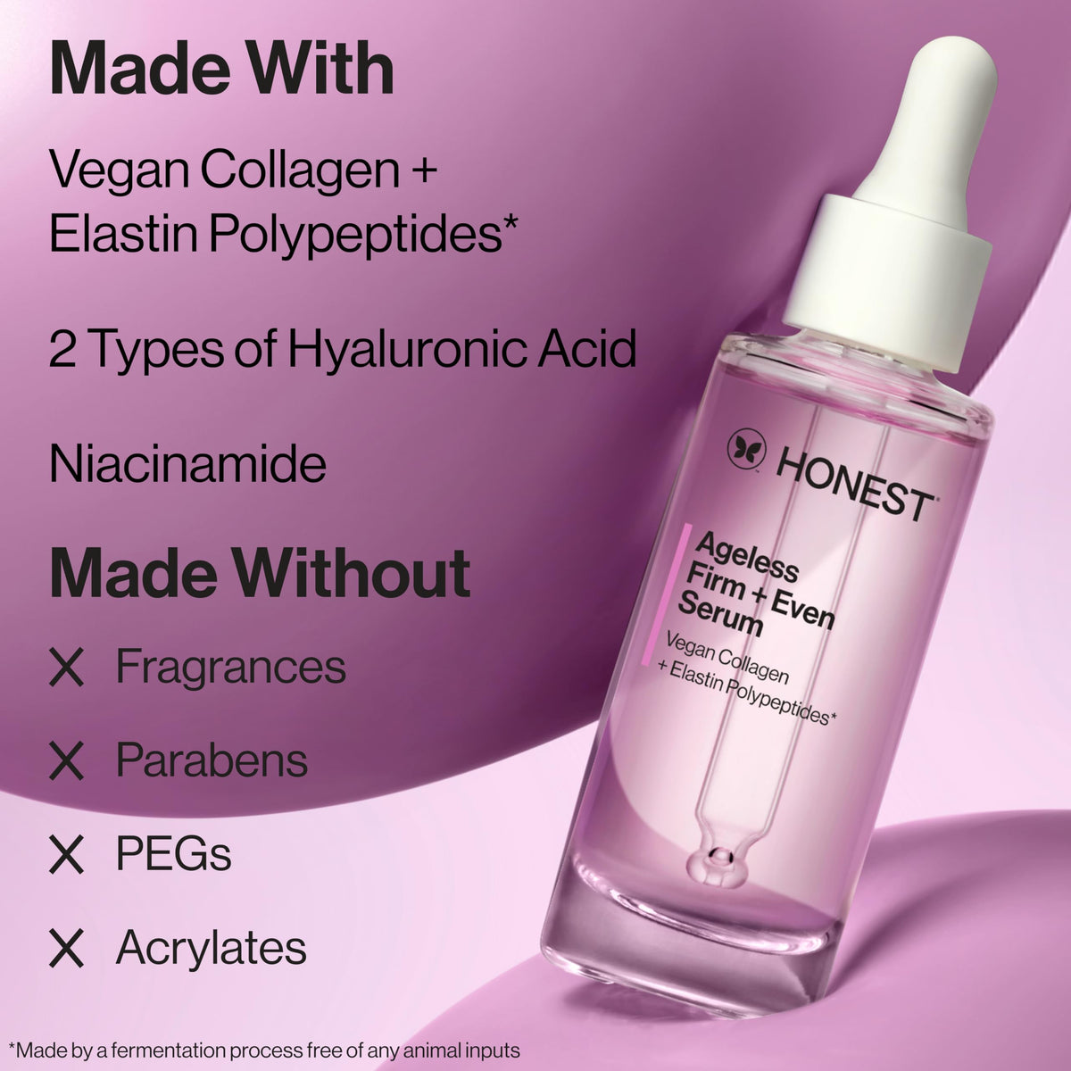 Honest Beauty applying serum to hand demonstrating spreadability and hydration benefit