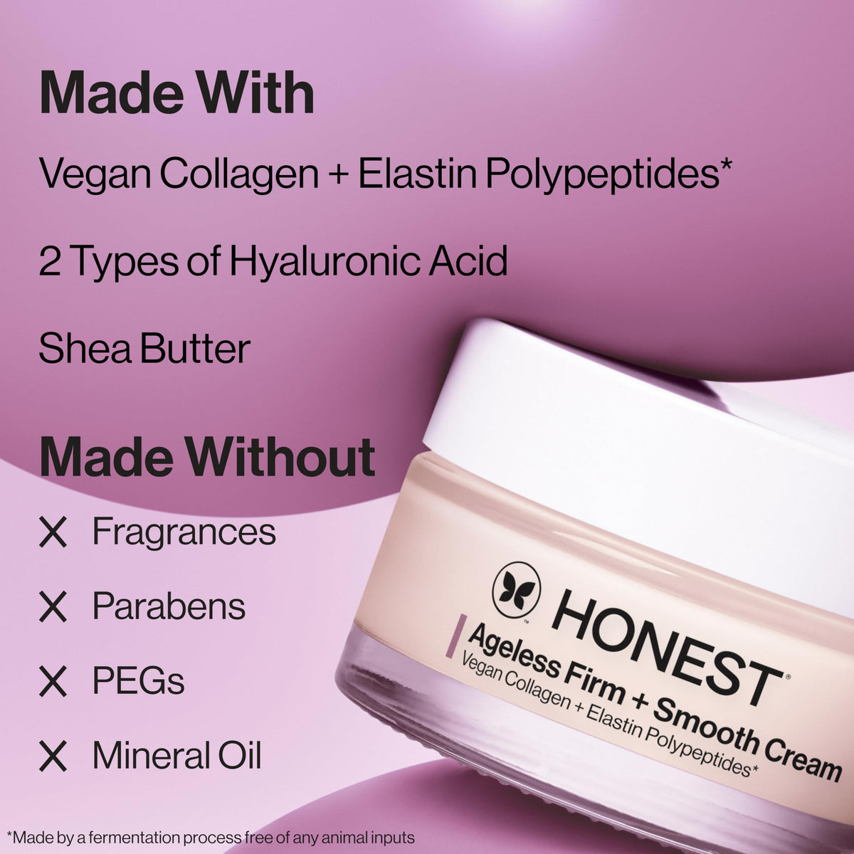 Honest Beauty cream on hand to show absorbency and plumping hydration