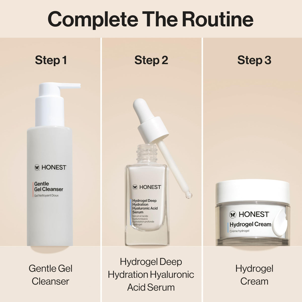 Honest Beauty cream on hand application, smooth non-greasy absorption