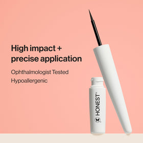Honest Beauty felt tip close-up highlighting flexible applicator for precise lines