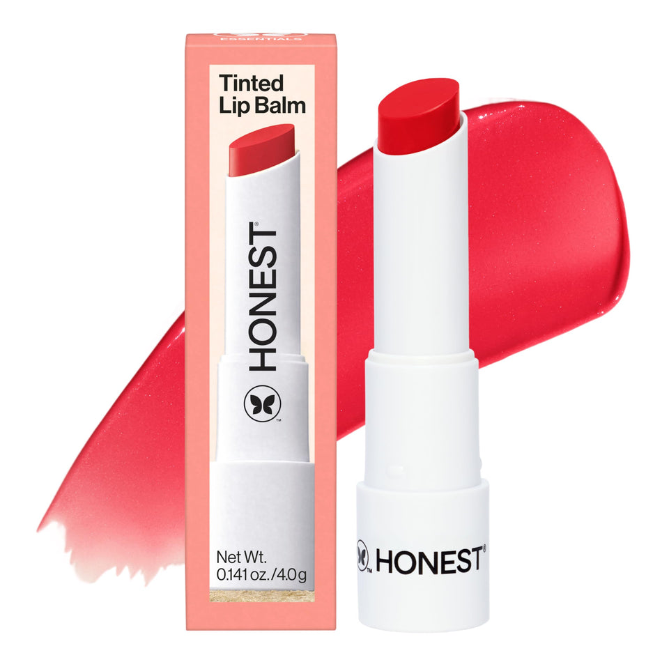 Honest Beauty front packaging showing Blood Orange tint and brand promise