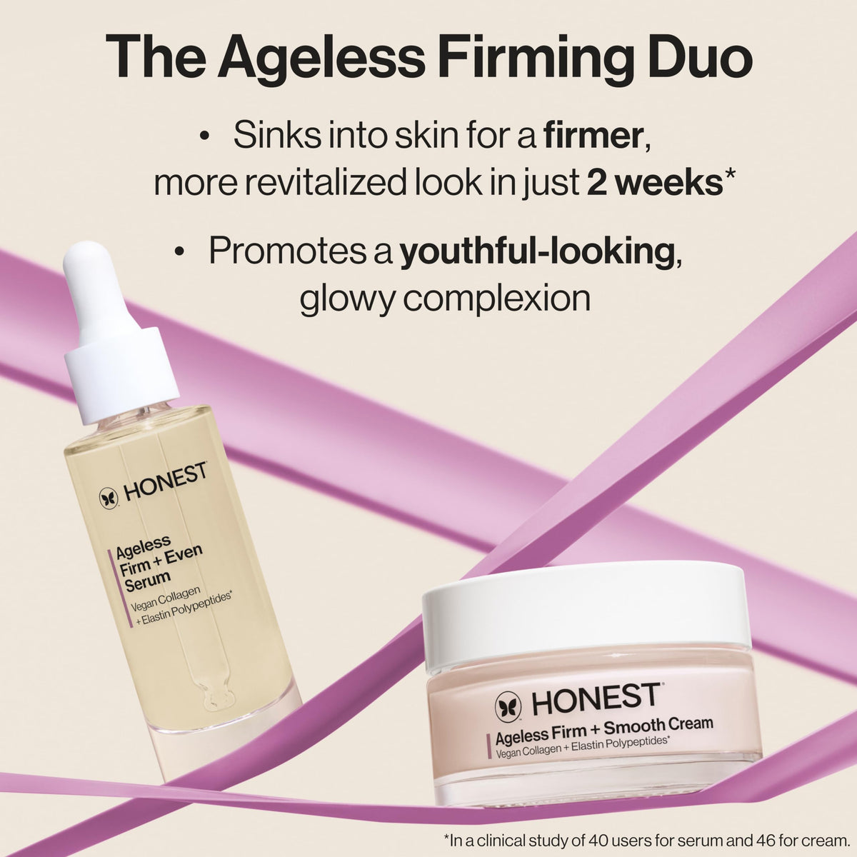 Honest Beauty label close-up with EWG verified badge signaling cleaner formula