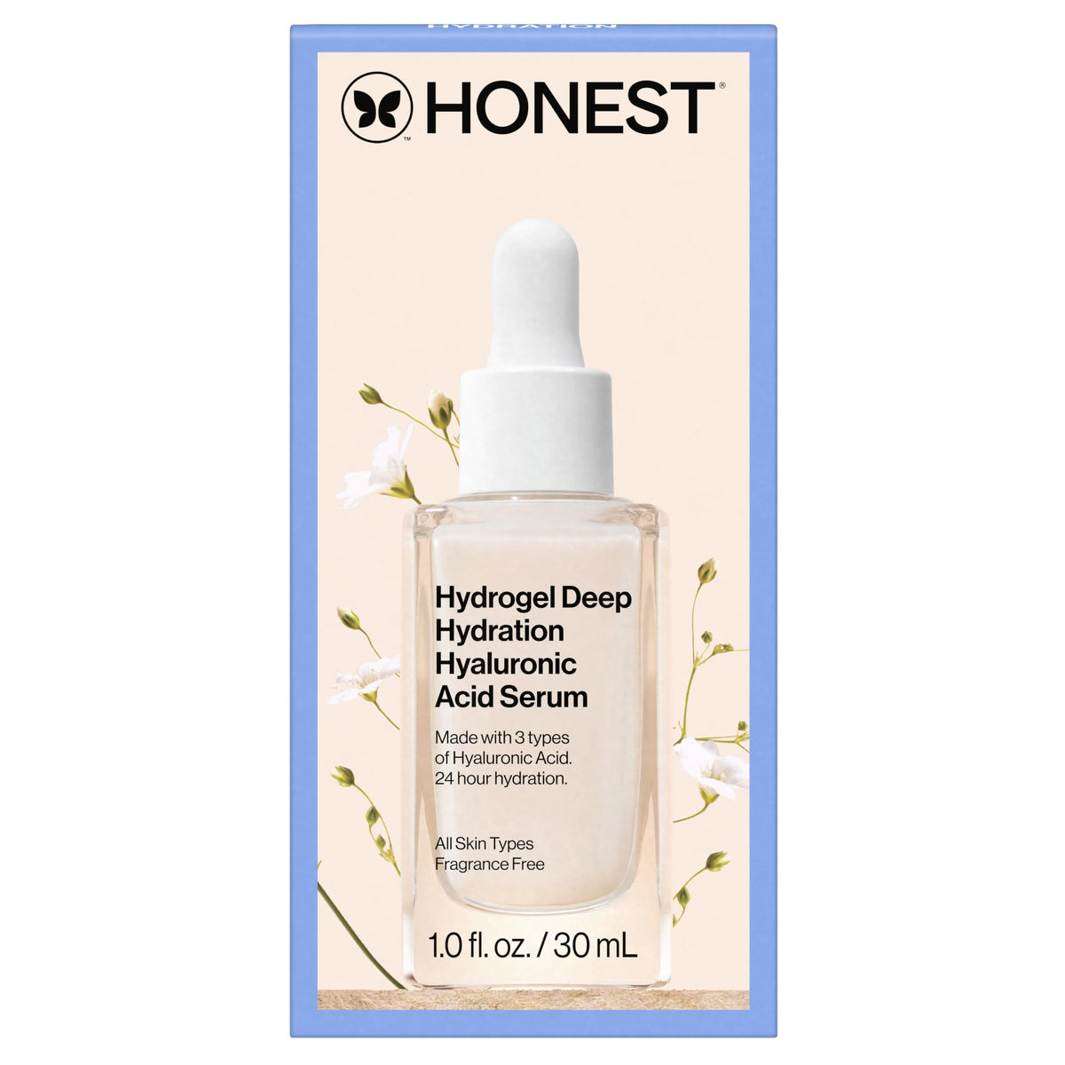 Honest Beauty lifestyle bathroom vanity setup suggesting daily AM PM routine