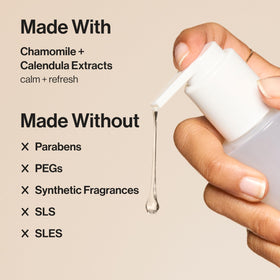 Honest Beauty gel texture close-up showing smooth hydrating consistency