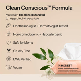 Honest Beauty open resealable pack preserving moisture and convenience