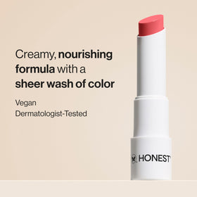 Honest Beauty open twist balm close-up creamy texture for smooth glide