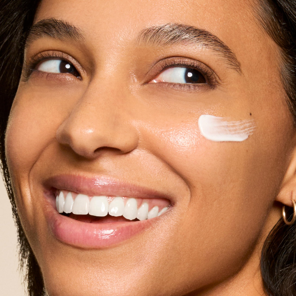 Honest Beauty refill pod on bathroom vanity, everyday skincare routine