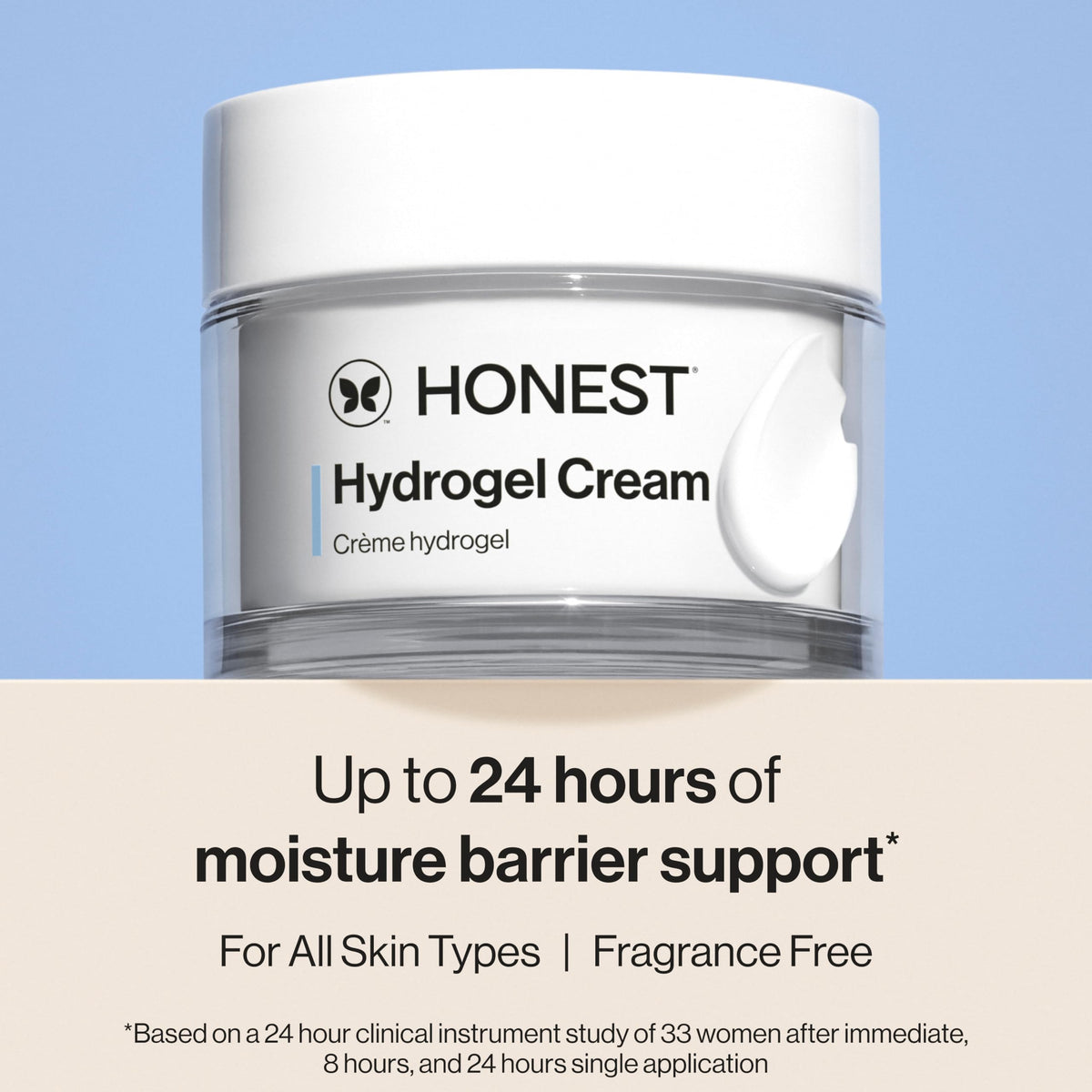 Honest Beauty refill pod open top view, easy-transfer refill convenience