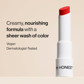 Honest Beauty creamy texture close-up illustrating smooth glide benefit