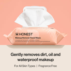 Honest Beauty cloth texture close-up highlighting soft plant-based fabric