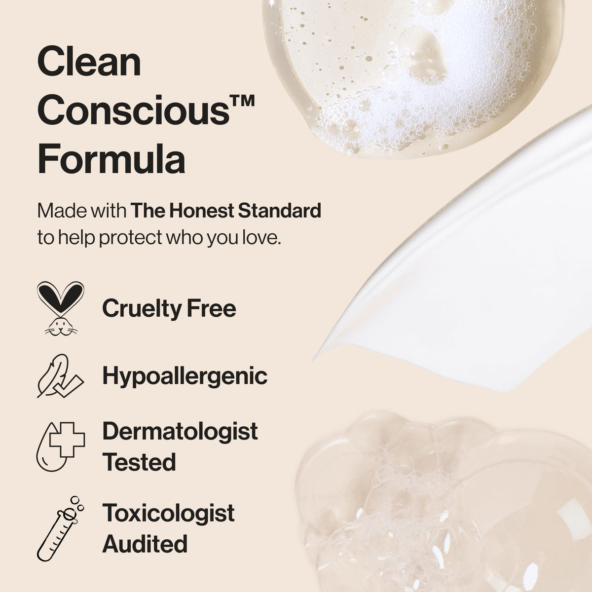 The Honest Company bubble bath creating foam, enhancing soothing bathtime experience